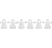 Paper garland "Ghosts", 19.5x18.2x300 cm