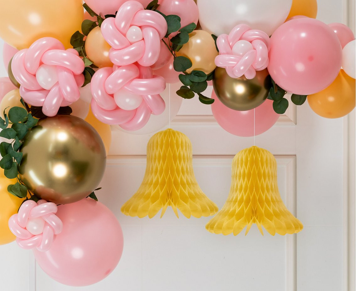 Hanging decoration "Bell", gold, 20 cm, 1 pc EOL