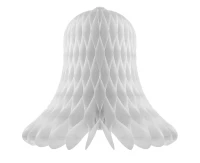Hanging decoration "Bell", silver, 20 cm, 1 pc EOL