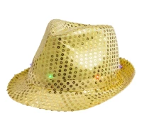 Flashing hat, gold EOL