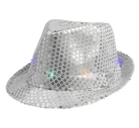 Flashing hat, silver EOL