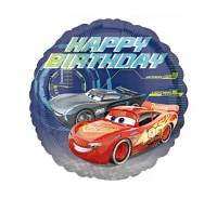 Foil balloon 18 inches CiR - "Cars - Happy Birthday" EOL