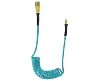 10' Coil hose with fittings