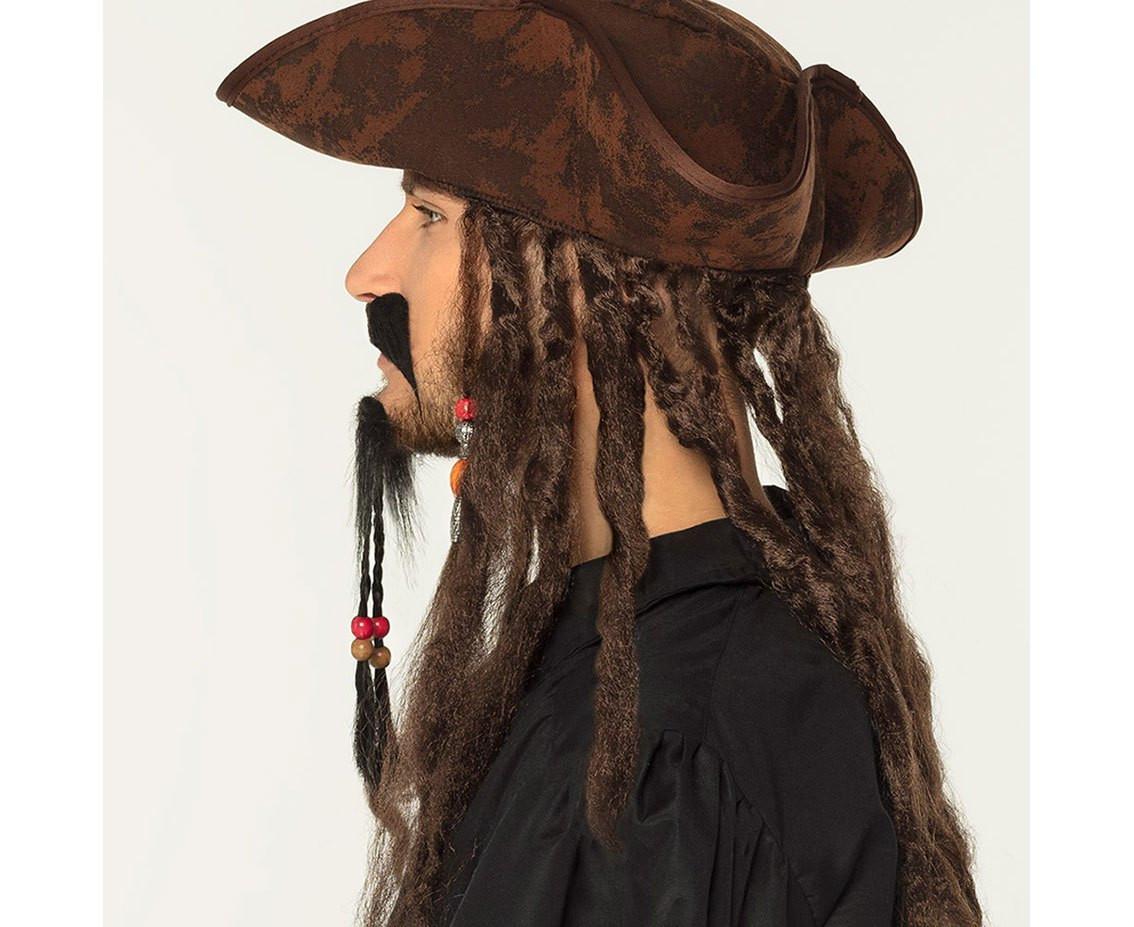 Pirate mustache and beard set