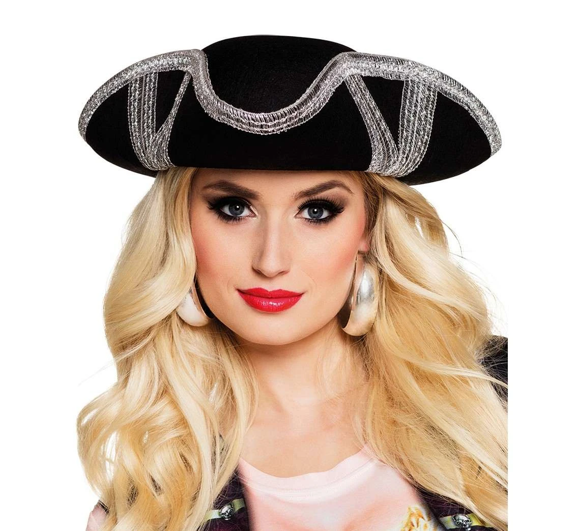 Pirate hat Royal silver