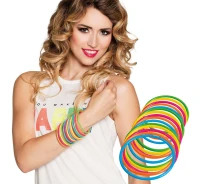 A set of 15 Techno Rave Punk bracelets