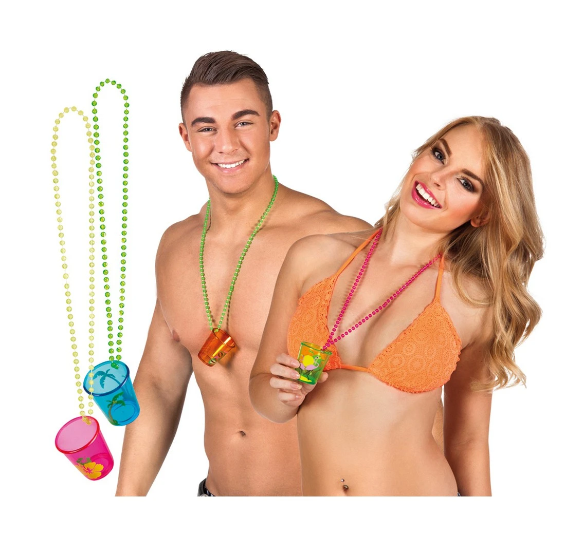 Necklace for shot glasses Hawaiian