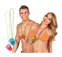 Necklace for shot glasses Hawaiian