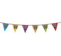 Garland, holographic flags "18"
