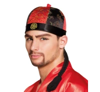 Chinese Hat with Hair