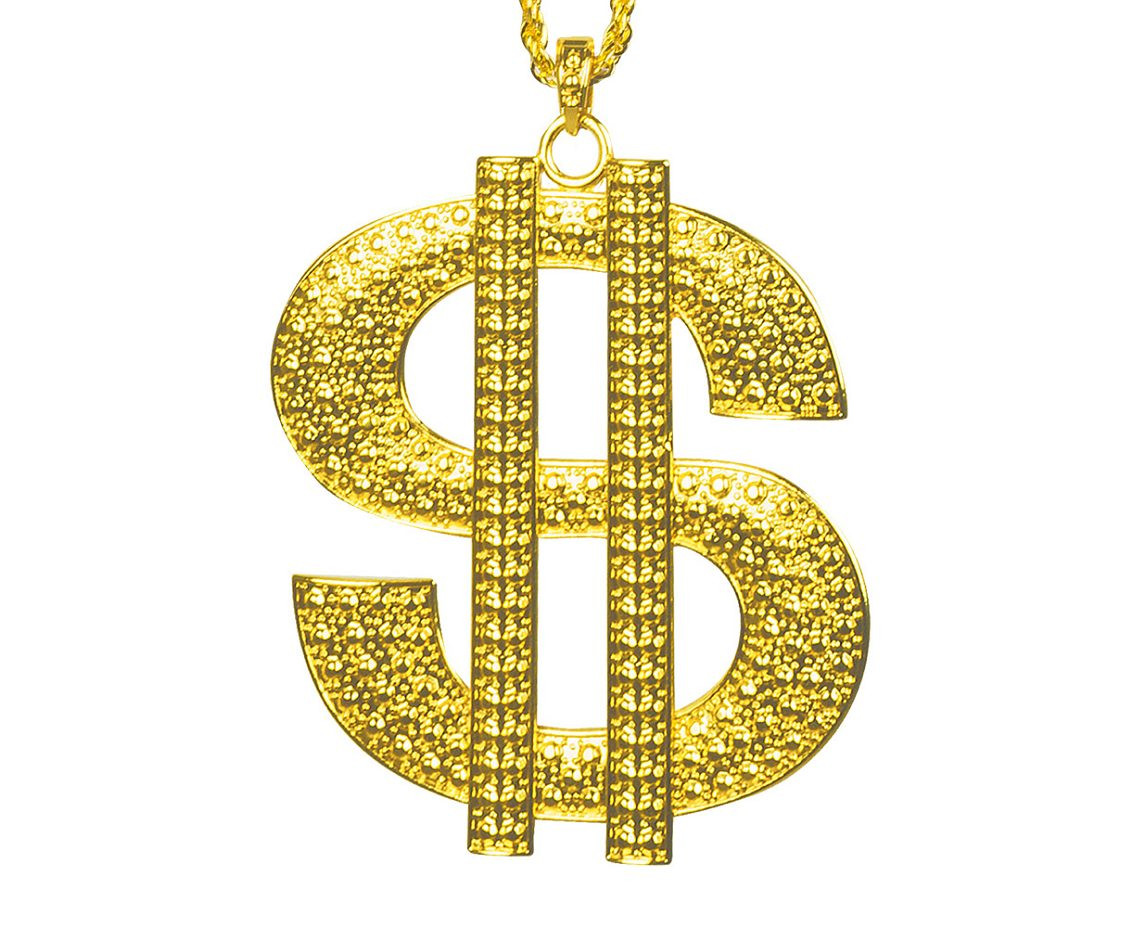 Necklace "Dollar" , xl