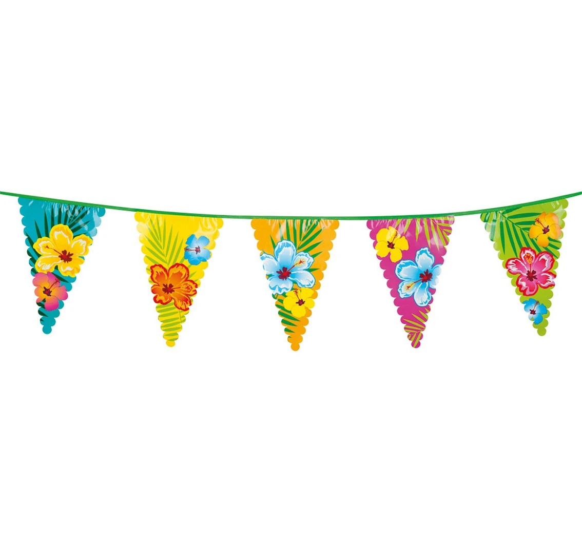 Banner with flags "Hibiscus" / 6 m