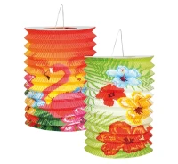 Decorative lantern "Hibiscus" , 2 pcs