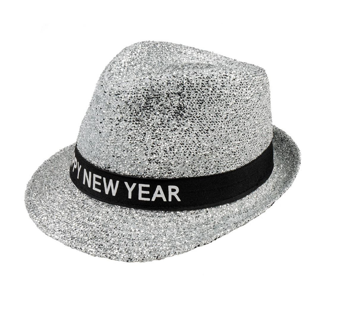 Hat Happy New Year, silver