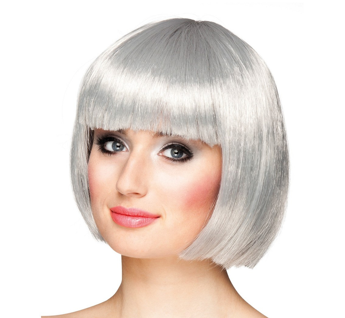 Wig Cabaret, silver - grey