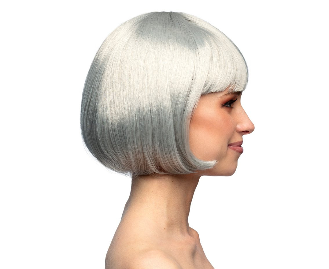 Wig Cabaret, silver - grey