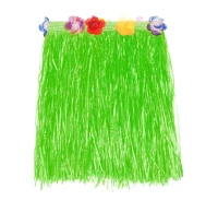 Hawaii skirt, green, length 40 cm, one size EOL
