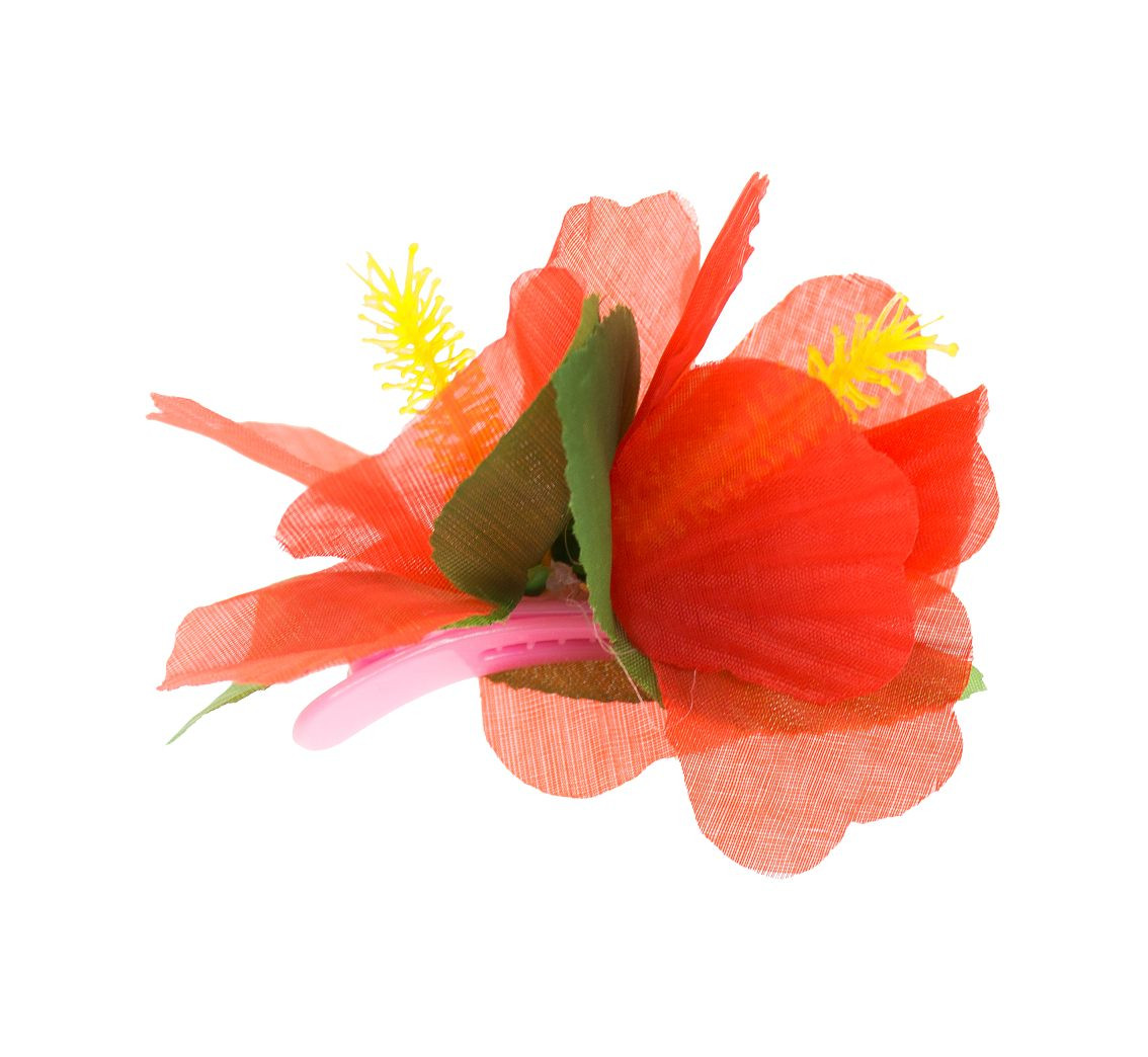 Hawaiian hairpin, big, red EOL