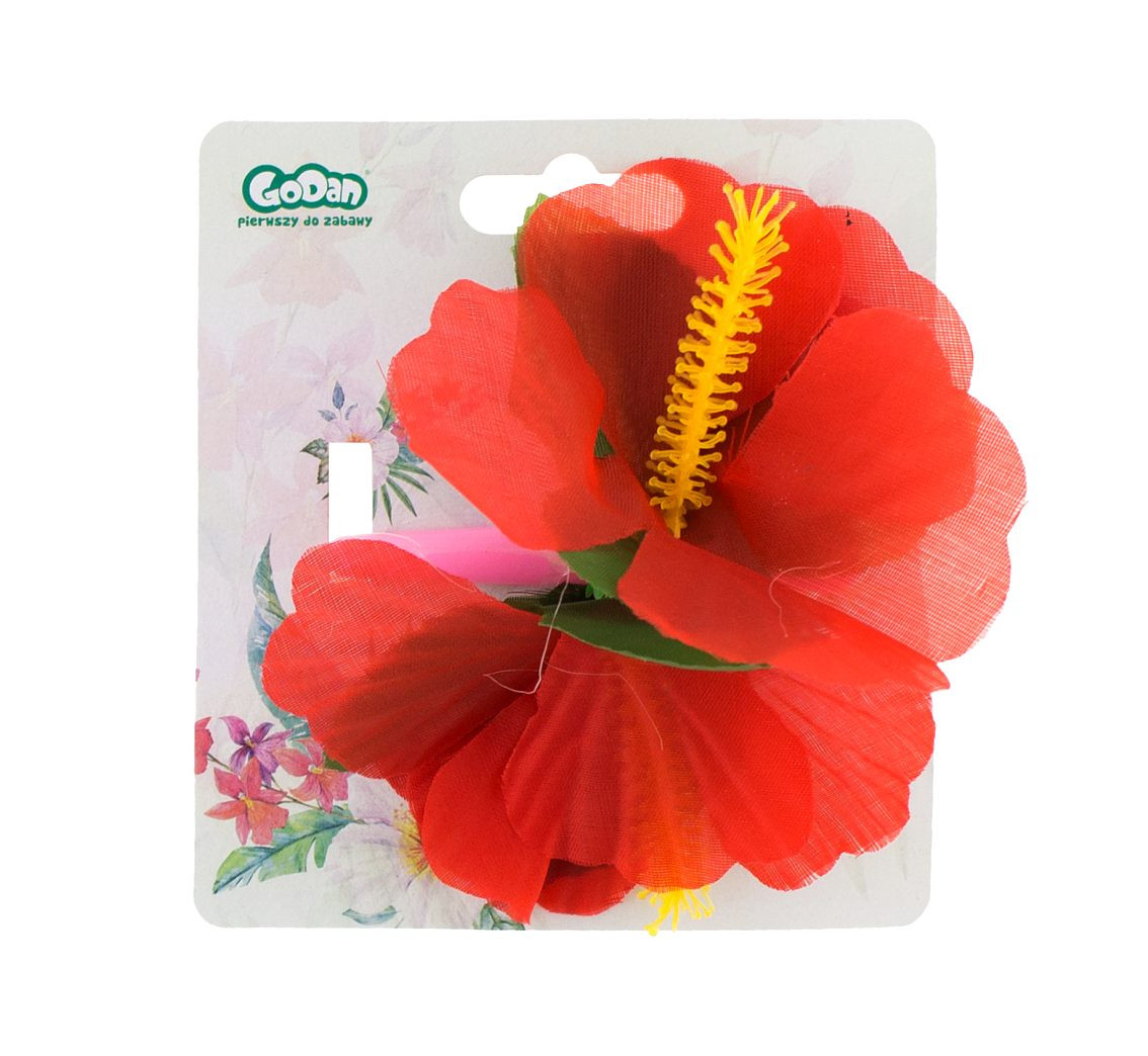 Hawaiian hairpin, big, red EOL