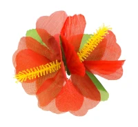 Hawaiian hairpin, big, red EOL