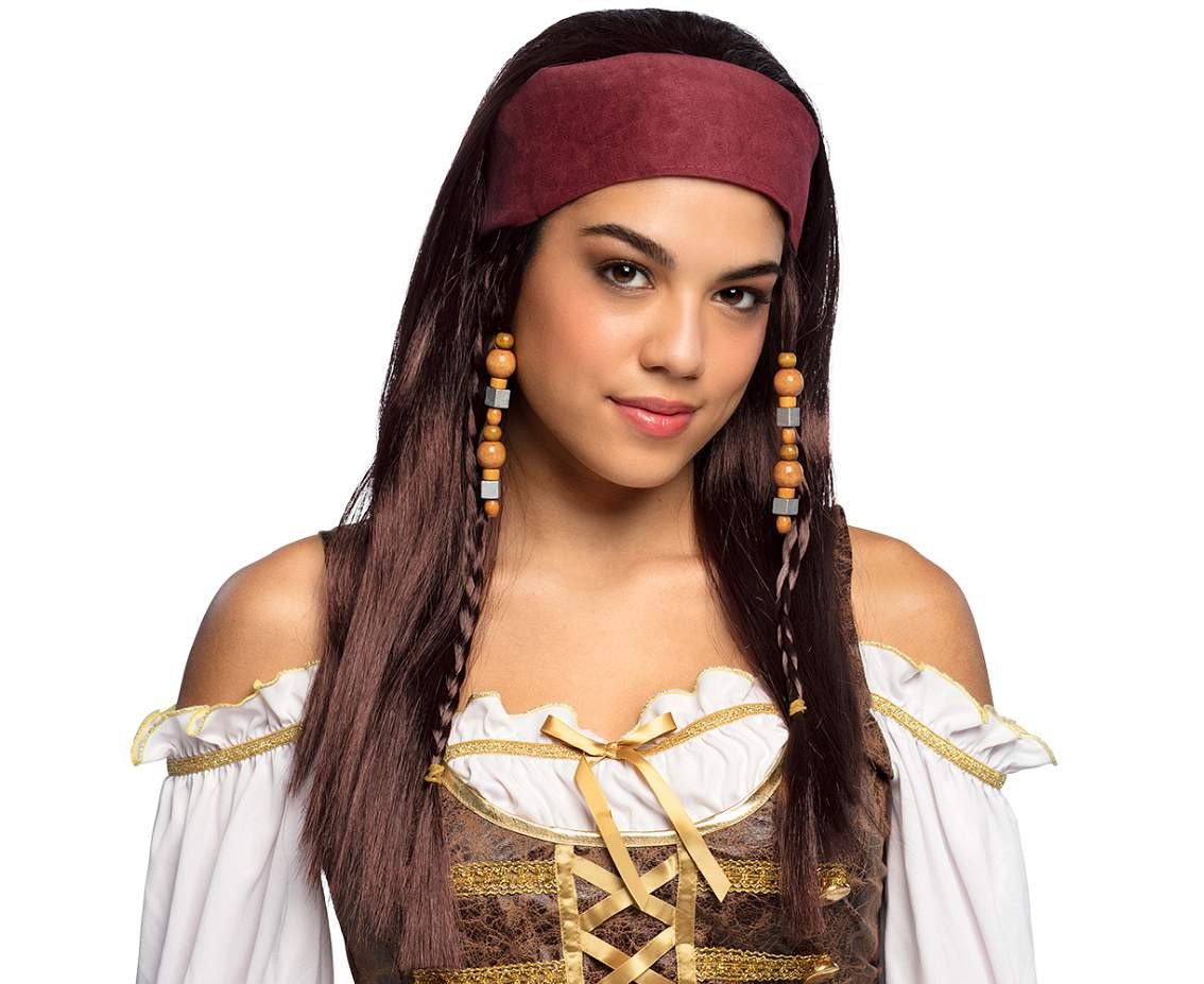 Wig Pirate Trinity, with bandanna