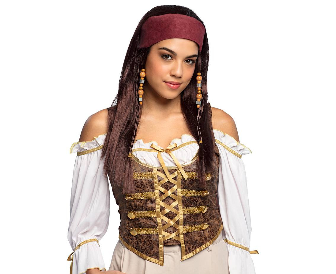 Wig Pirate Trinity, with bandanna
