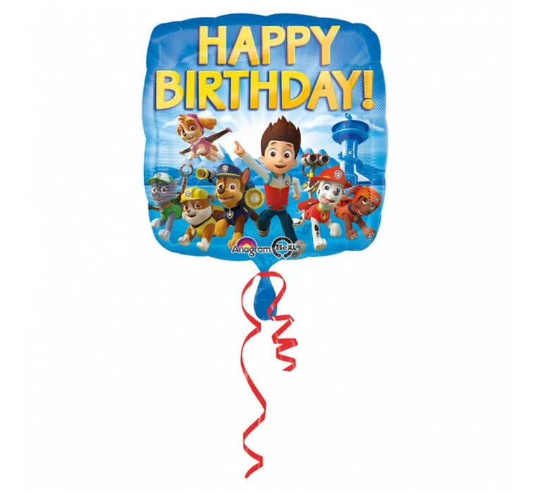Foil balloon 18" SQR "Paw Patrol" EOL