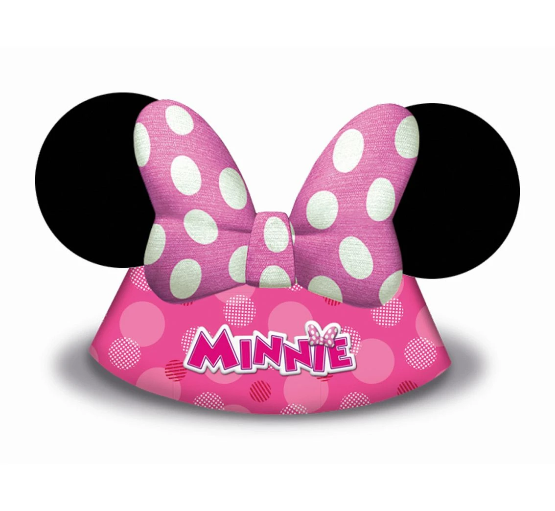 Paper hats "Minnie Happy Helpers" , 6 pcs EOL