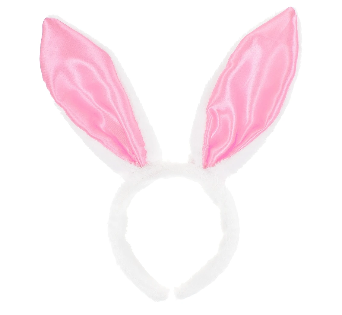 Headband rabbit, light pink