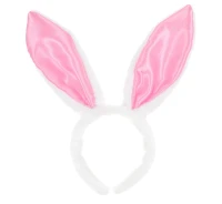 Headband rabbit, light pink