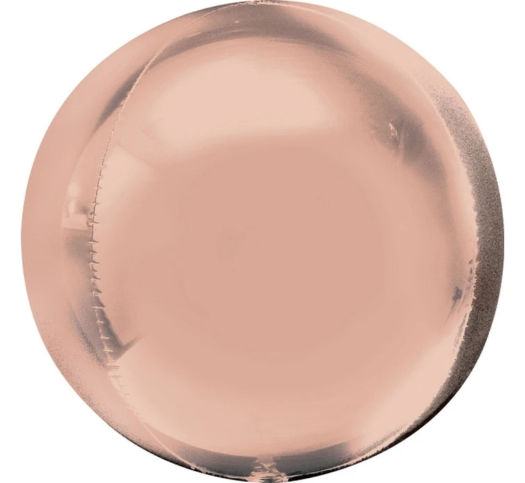 SPH foil balloon, pink-gold ball, size 38 x 40 cm EOL