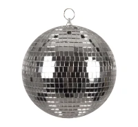 Disco ball, silver, size 20 cm