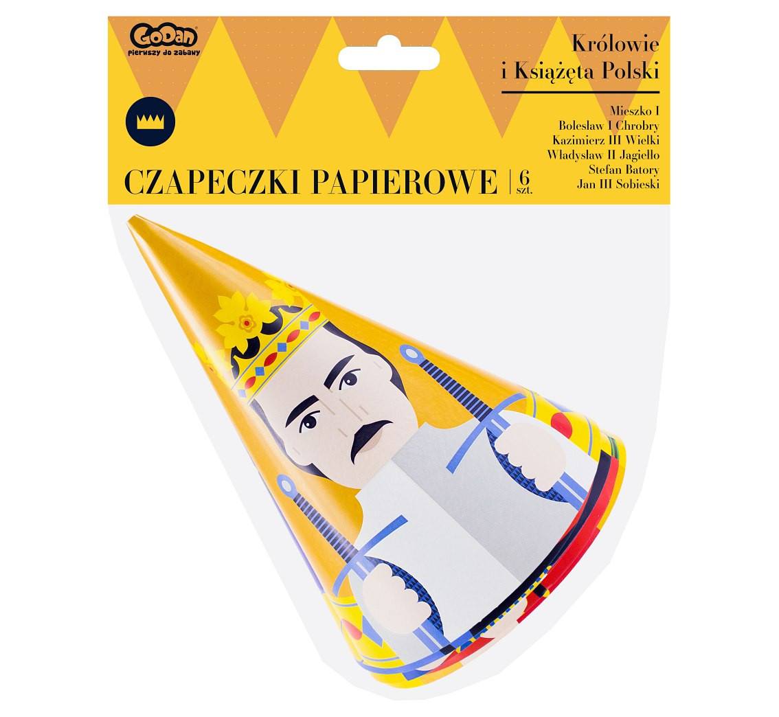 Paper hats "Royal Party", 6 pcs EOL