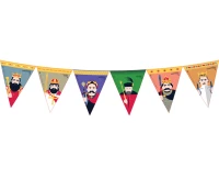 Flag garland "Royal Party", length 360 cm EOL