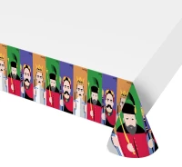 Plastic table cover "Royal Party", 132 x 182 cm EOL