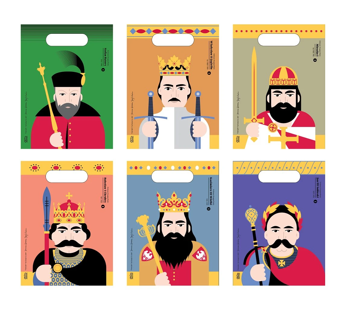 Loot bags "Royal Party", 6 pcs EOL