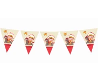 Flag banner "Indian Party", length 360 cm, 11 flags EOL