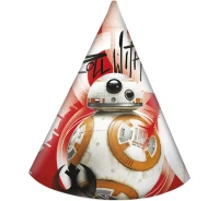 Paper hats DISNEY STAR WARS EPISODE 8, 6 pcs EOL