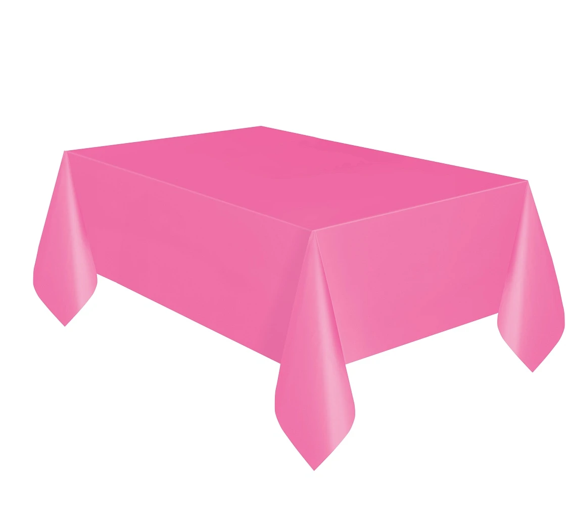 Foil table cover, pink