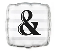 Foil balloon UQ 18" SQR "&" EOL