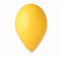 Balloons Gemar 10", pastel mango yellow, 500pcs