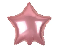 Foil balloon Star, light pink, 19"