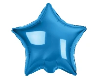 Foil balloon Star, blue, 19"