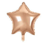 Foil balloon Star, pink-rose, 19" EOL