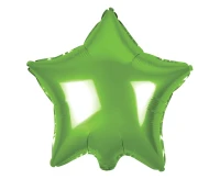 Foil balloon Star, light green, 19" EOL