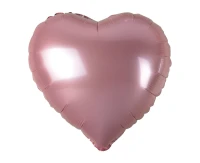 Foil balloon, heart, light pink, 18"
