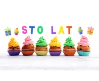 Pick candles "Sto Lat", 10 pcs