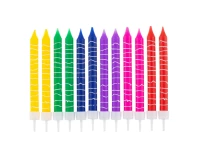 Birthday candles "Crayons", 12/12, 8.0 cm