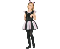 Cat role-play set for kids (dress, headband), size 130/140 cm