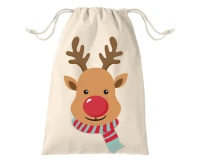 Bag with a reindeer print, size 50x80
